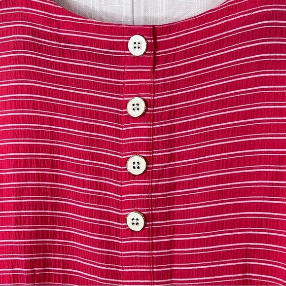 Tommy Hilfiger Striped Sleeveless Crew Neck Short Shift Dress Size 10 - Picture 10 of 12